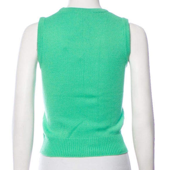 Vintage Valentino Argyle Wool Sweater Vest - Picture 2 of 7